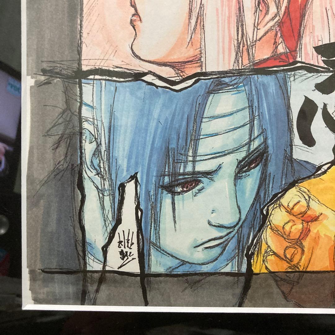 NARUTO 連載8周年記念　岸本斉史先生直筆サイン入り色紙　自己最安値