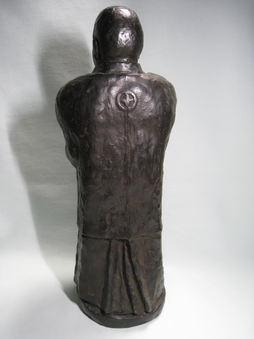 【西郷隆盛像】古賀忠雄　　ブロンズ像　　高さ約55㎝