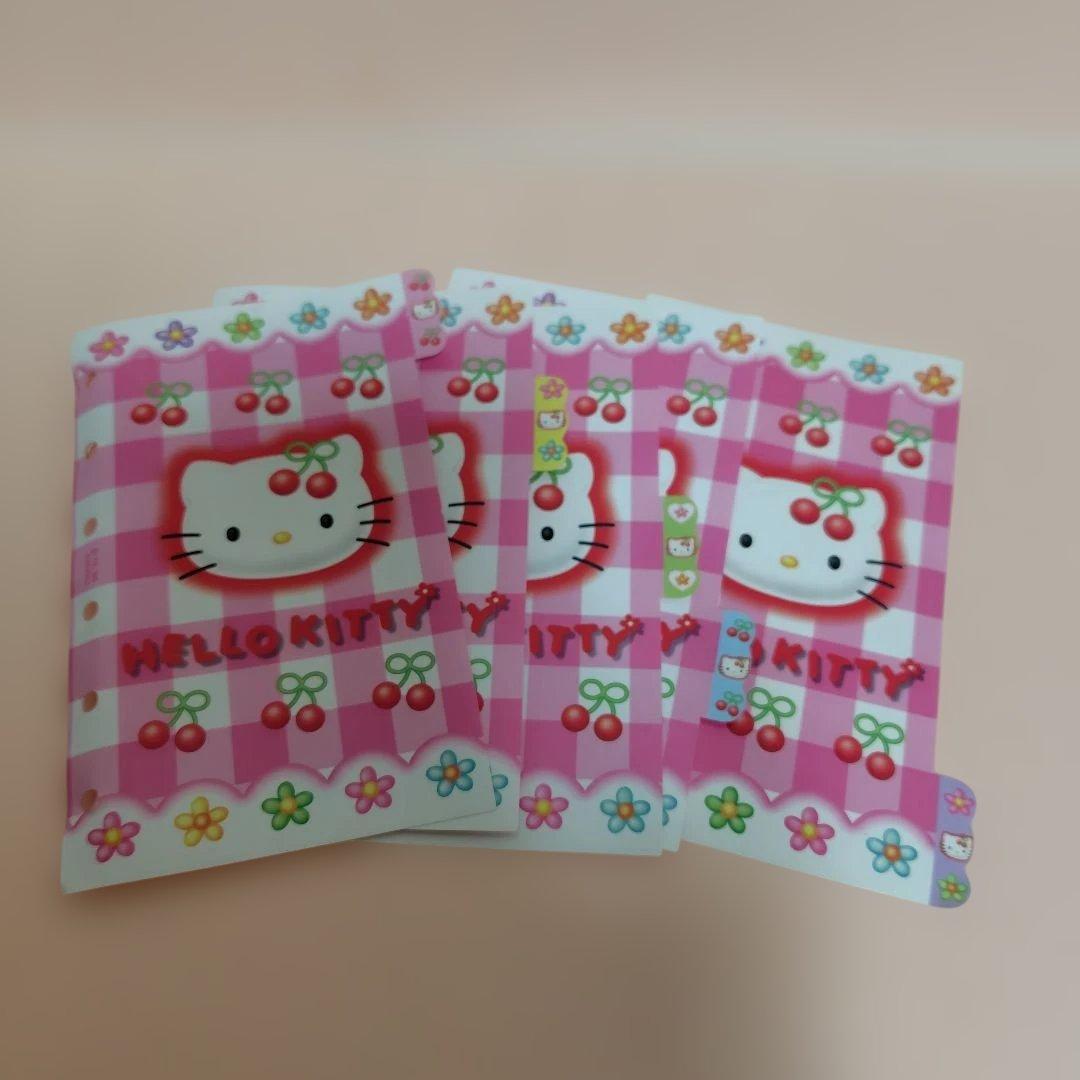 ハローキティ　６穴手帳　さくらんぼ　サンリオ　 レフィル　１９９８年
