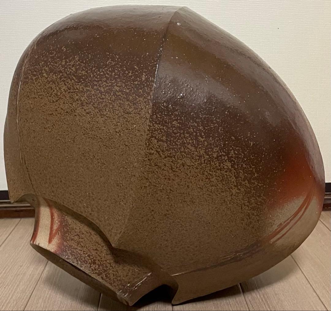 TK　大壺　備前焼　作家作品　共箱　共布　栞　　　　12kg v447
