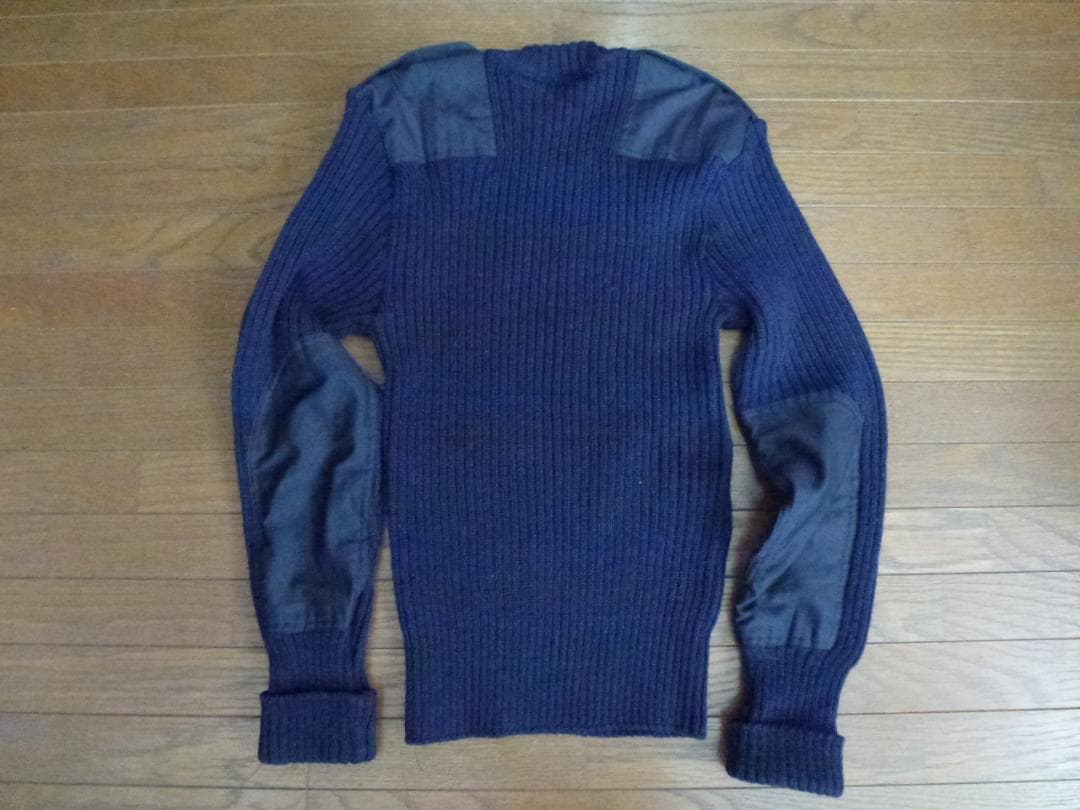 米海軍実物 コマンドセータ英国製 Woolly pully USN岩国厚木横須賀