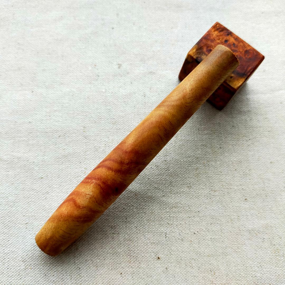 【マーブルウッド】　工房楔監修　加藤金属　KATO201、202用　木軸　軸のみ