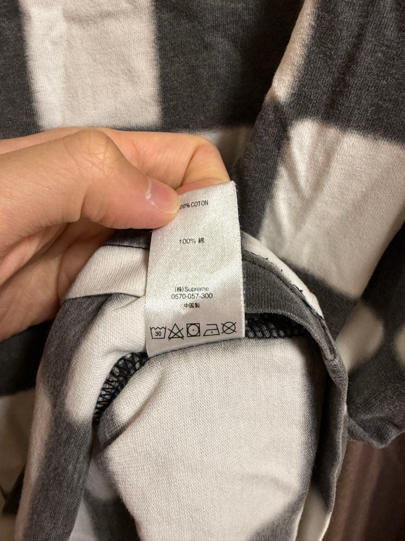 ご*じ様 Supreme Small Box Tee Checkerboard