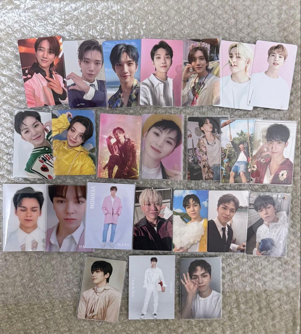 SEVENTEEN うちわ 団扇 全員 FOLLOW + 24枚　トレカ