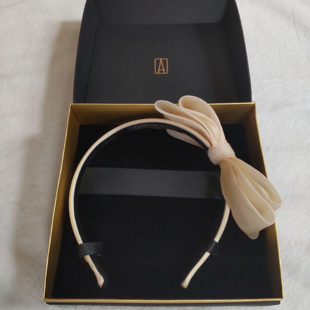 アレクサンドルドゥパリ Alexandre de Paris リボン ヘアバンド