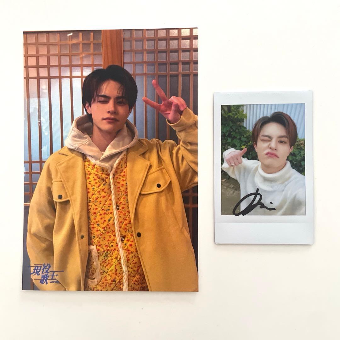 現役歌王 Juniさん サイン入りチェキ＆ポストカード　クリスマスイベント