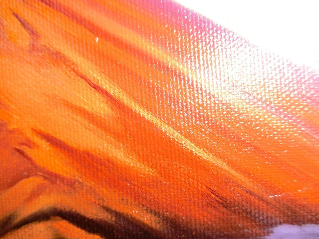 【ART】森田哲平真筆(赤富士)4号