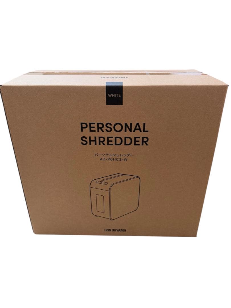 IRIS OHYAMA 超静音　シュレッダー AZ-P6HCS-W