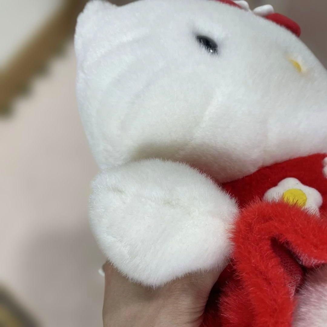 【レア・タグ付き】2000年頃購入 キティちゃん ぬいぐるみ　平成　レトロ