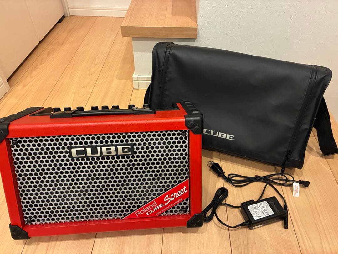 CUBE Street アンプ 赤色 付属品付き