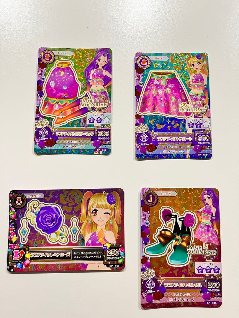 アイカツカード初期 コーデ1式×3 神崎美月 夏樹みくる