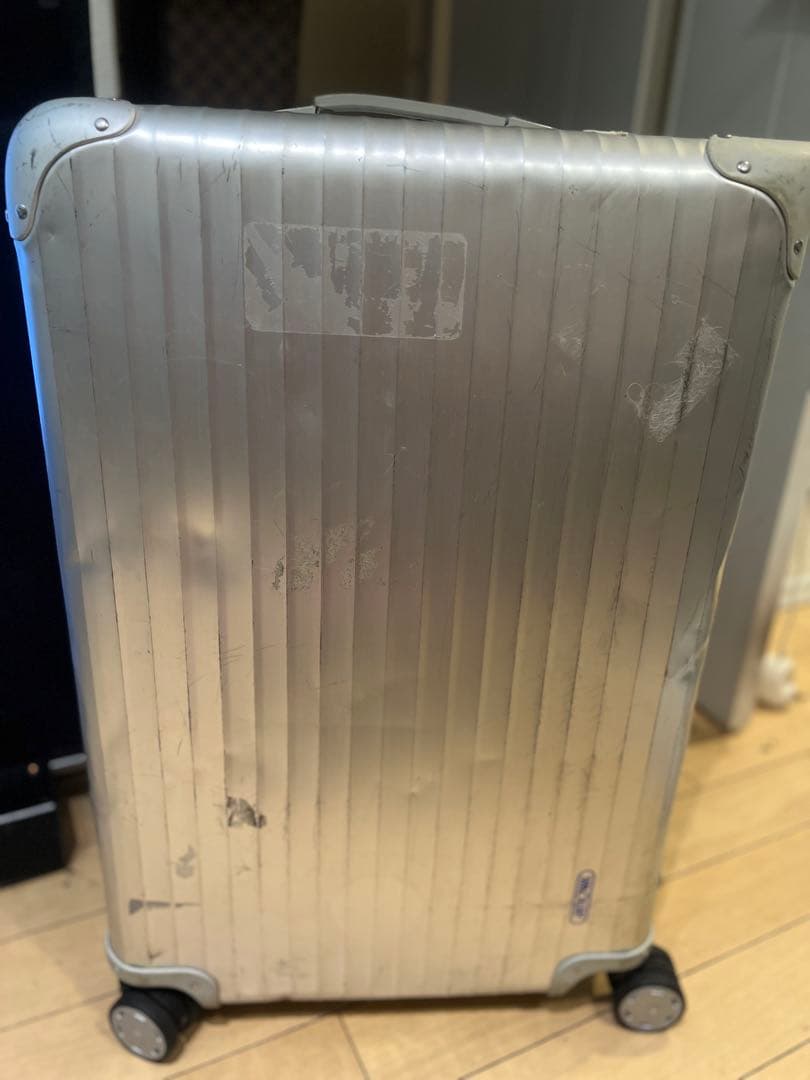 リモワ RIMOWAトパーズ　青ロゴ　スーツケース　キャリーバッグ　ビンテージ