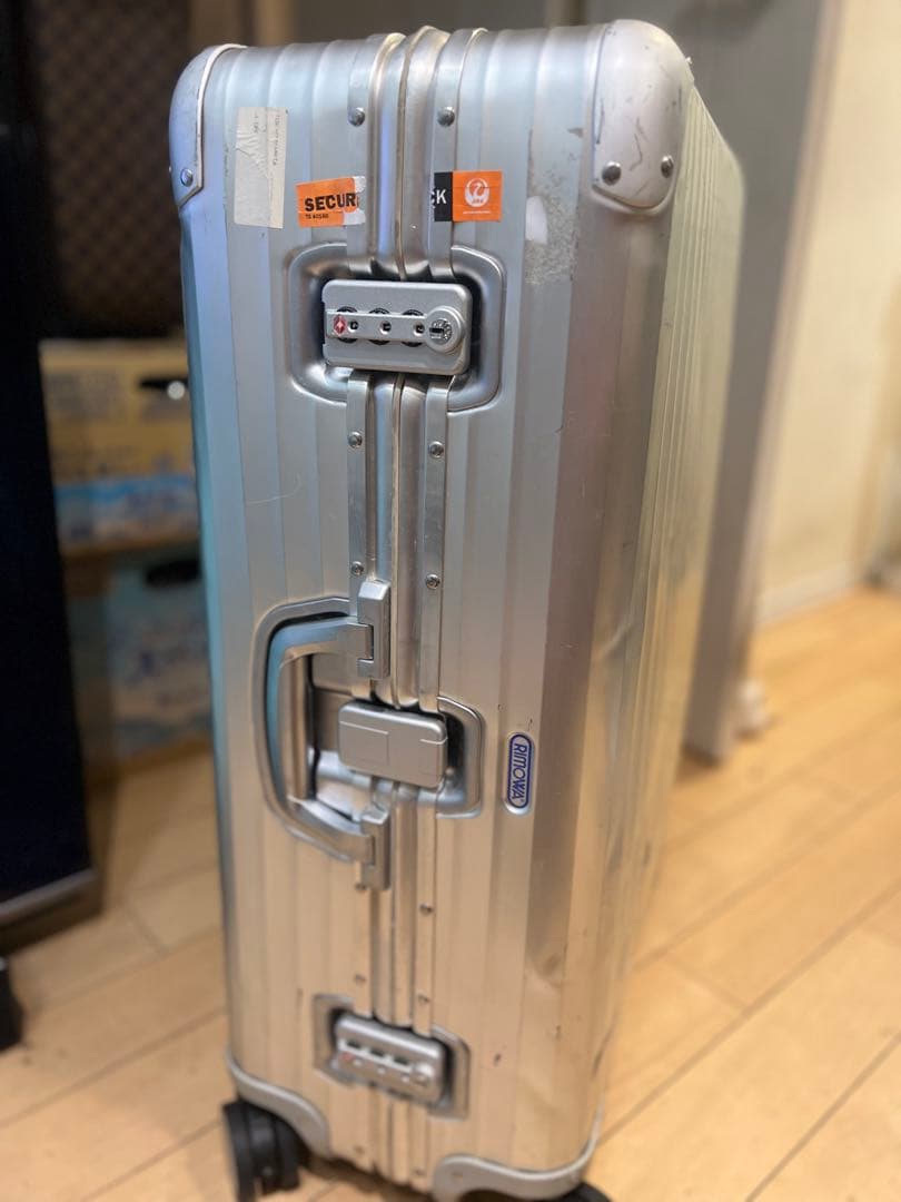 リモワ RIMOWAトパーズ　青ロゴ　スーツケース　キャリーバッグ　ビンテージ