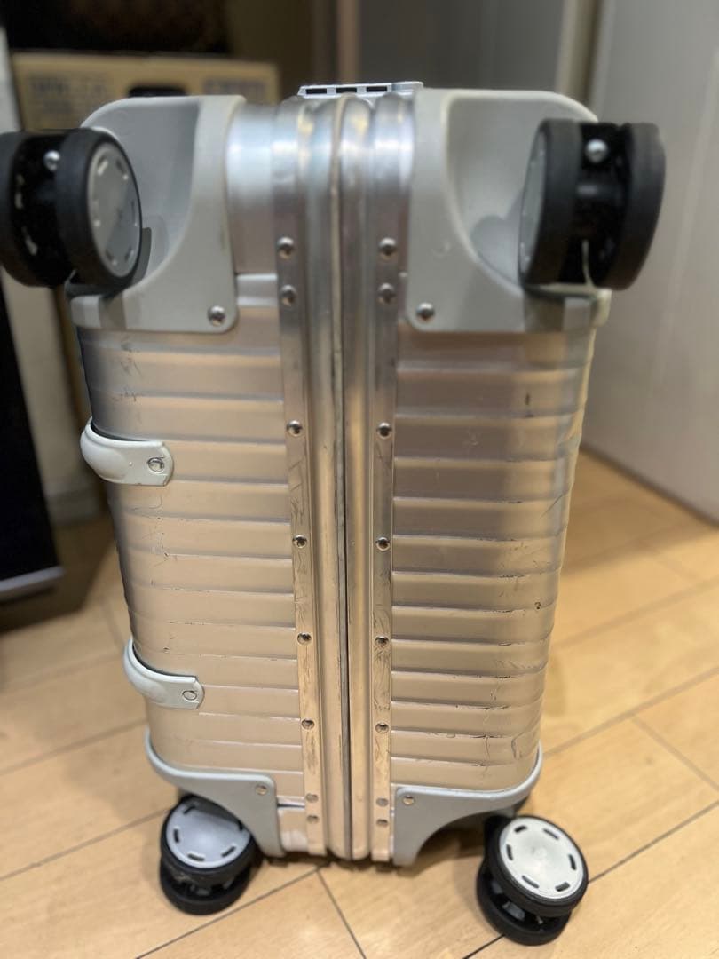 リモワ RIMOWAトパーズ　青ロゴ　スーツケース　キャリーバッグ　ビンテージ