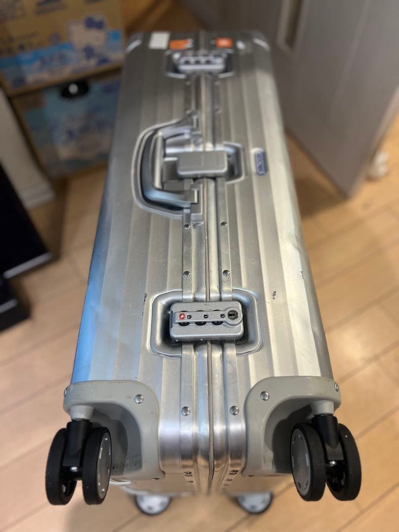 リモワ RIMOWAトパーズ　青ロゴ　スーツケース　キャリーバッグ　ビンテージ