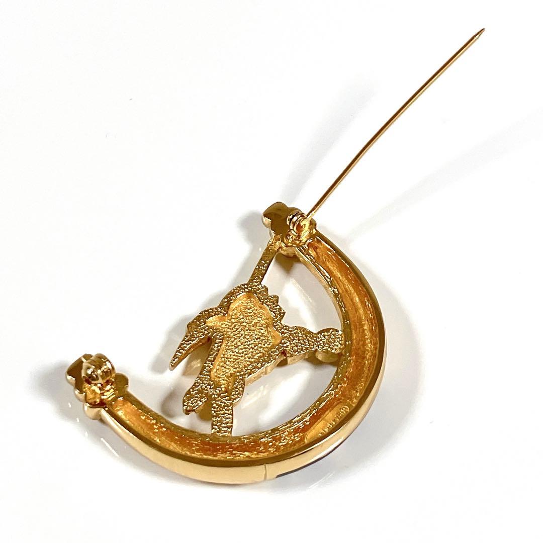 バーバリー ブローチ ホース 馬 騎士 ゴールド ヴィンテージ