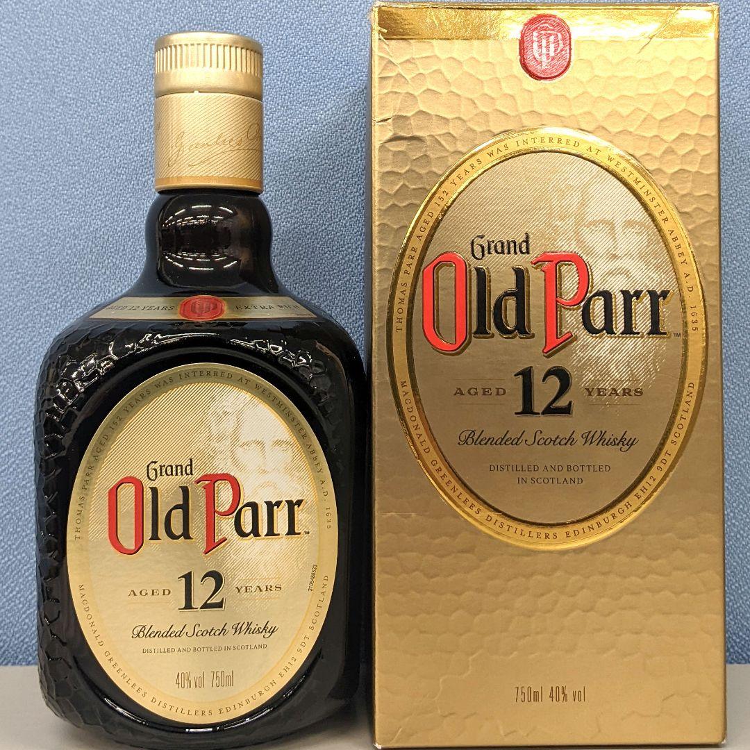 オールドパー12年　新旧　飲み比べセット　新750ml 40%、旧1L 43%