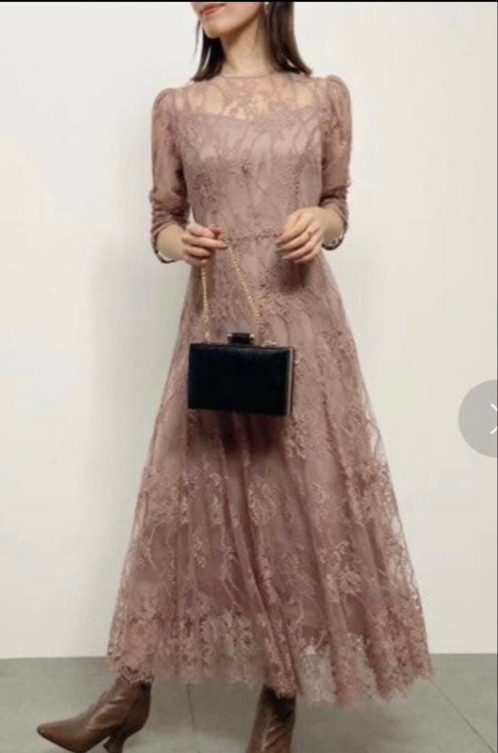 スナイデル バックデザインレースオケワンピース