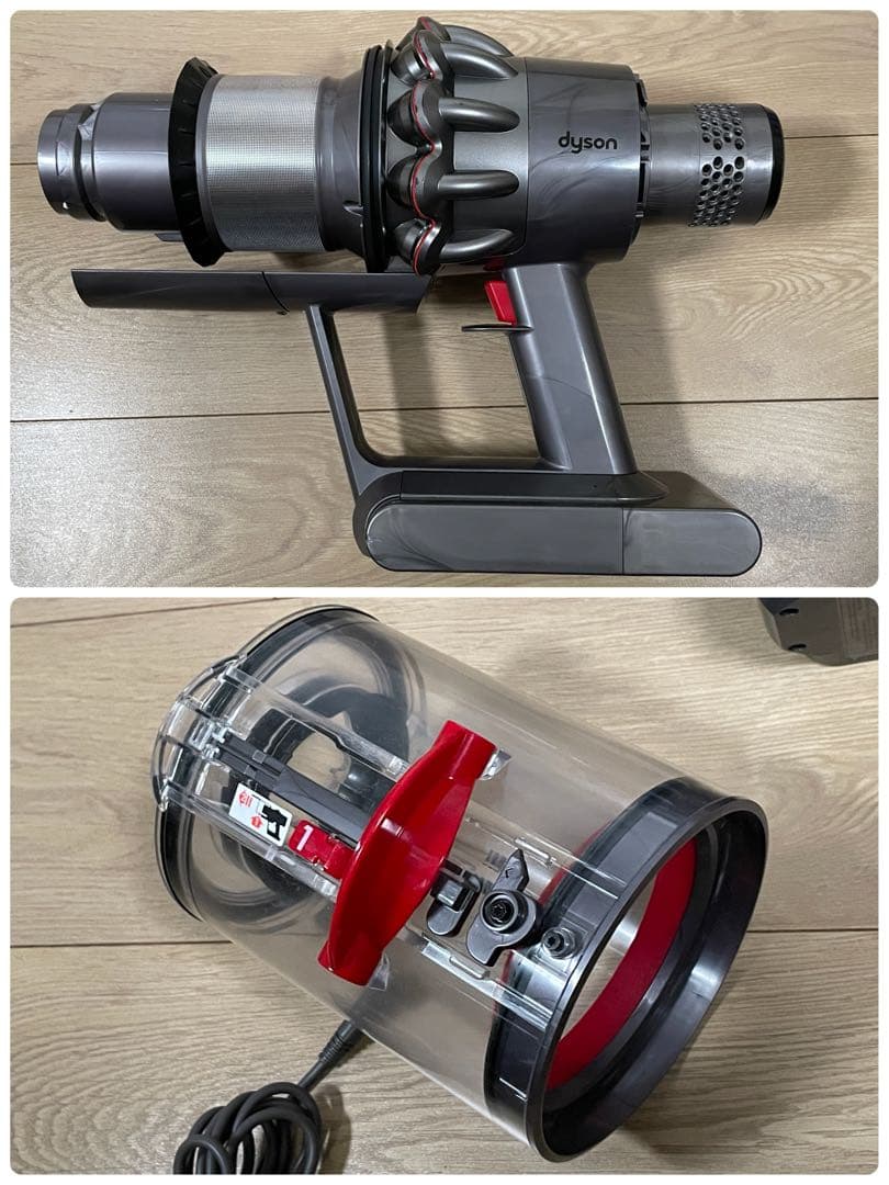 ダイソン⑮SV14V11fluffy 純正スタンド　新品パイプ　２ヘッドから選択