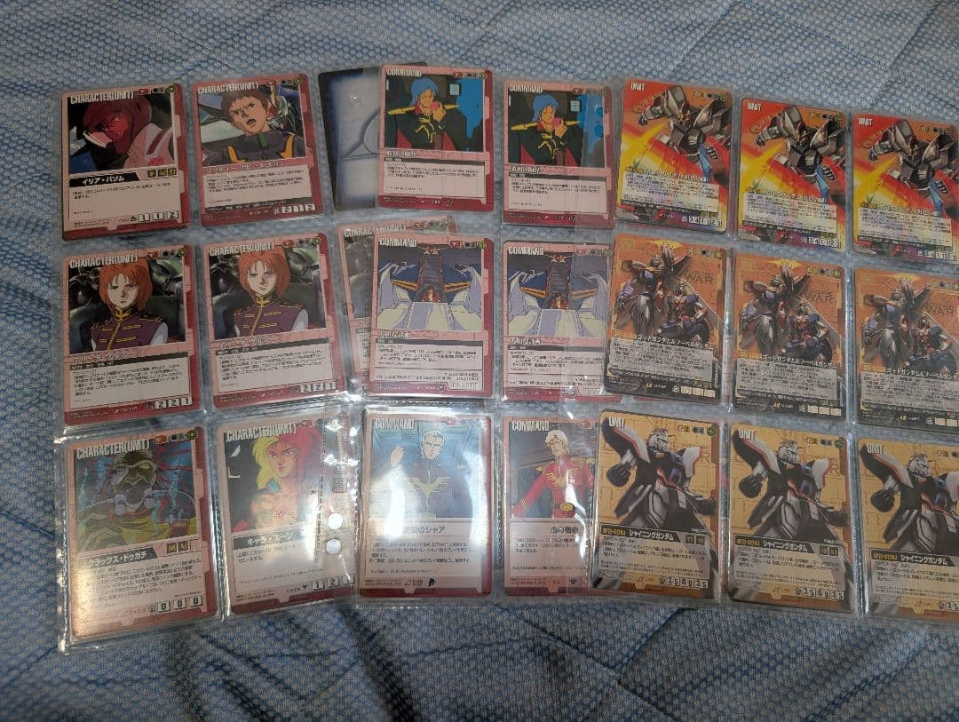 ガンダムウォー 引退時のまま まとめ売り カードバインダー38シート分