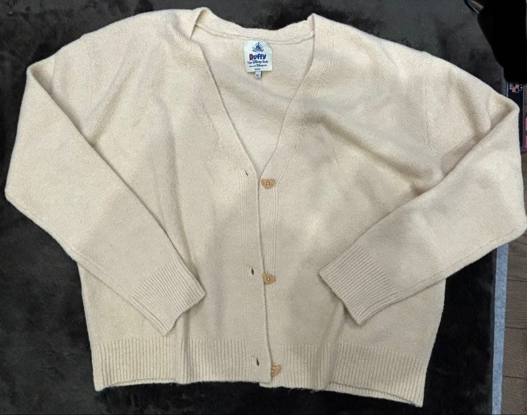 ダッフィー＆フレンズ　ダッフィー　ニットカーディガンMサイズ　香港ディズニー