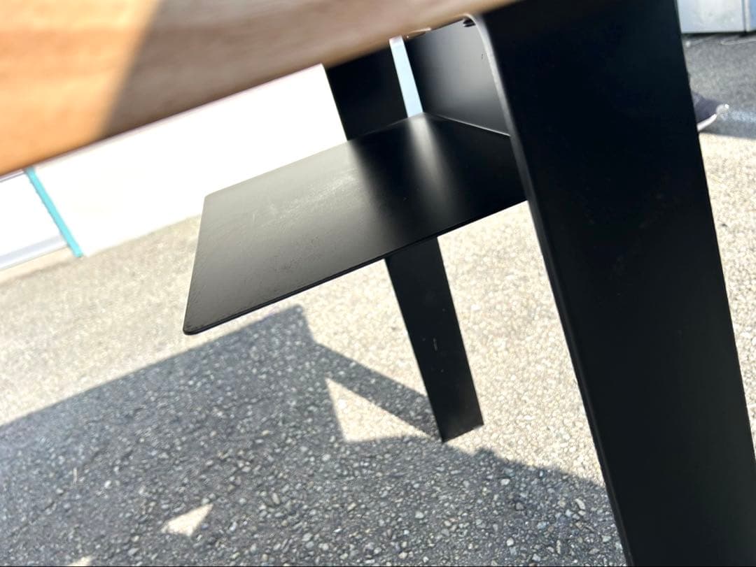 KANADEMONO ダイニング テーブル ラバーウッド N×Black