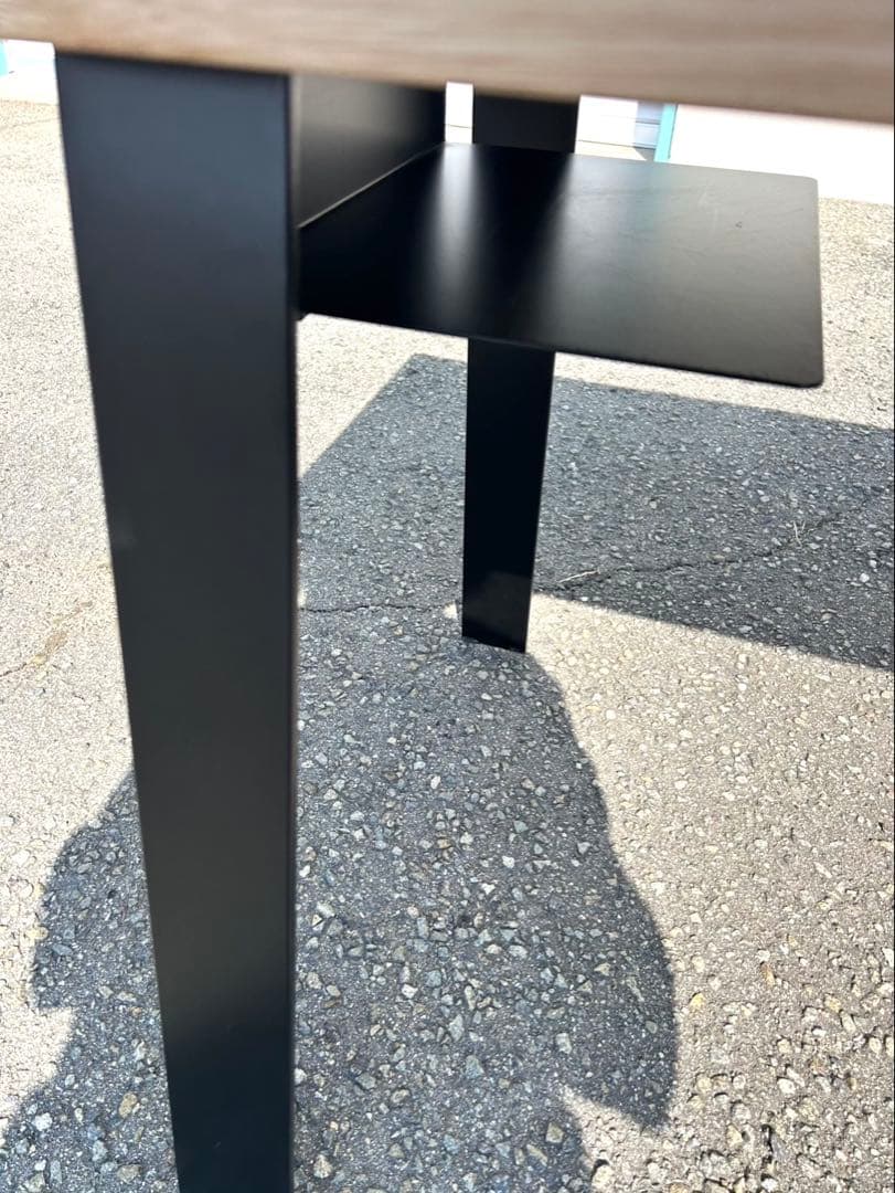 KANADEMONO ダイニング テーブル ラバーウッド N×Black