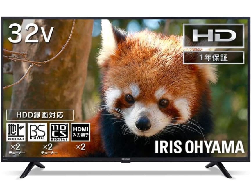 IRIS OHYAMA テレビ 32V型 Fiona 32WB10PB