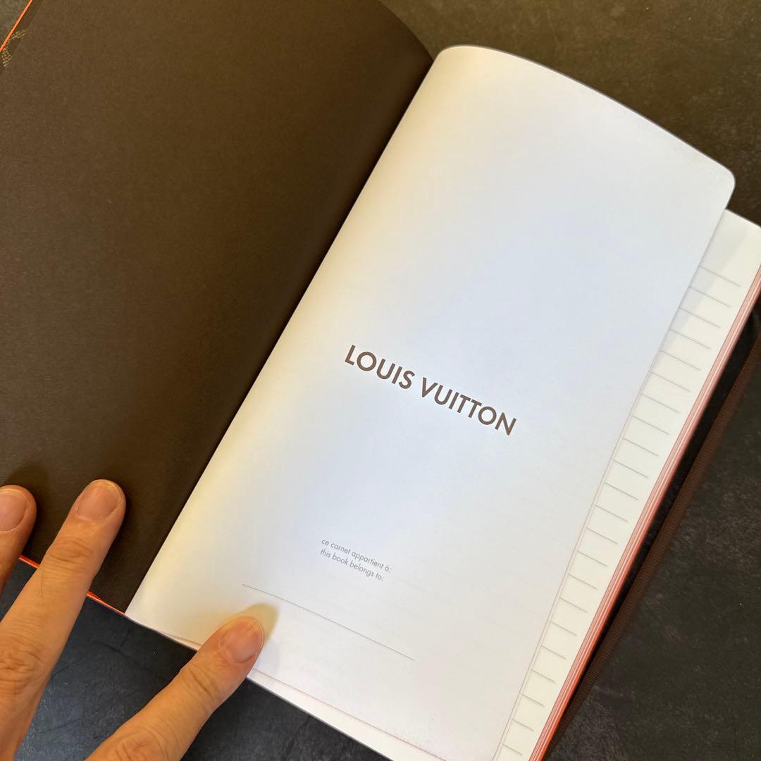 LOUIS VUITTON オレンジノート 約15cm x 21cm