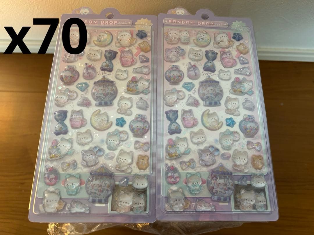 クーリア ボンボンドロップシール BONBON DROP ナイトミャウ
