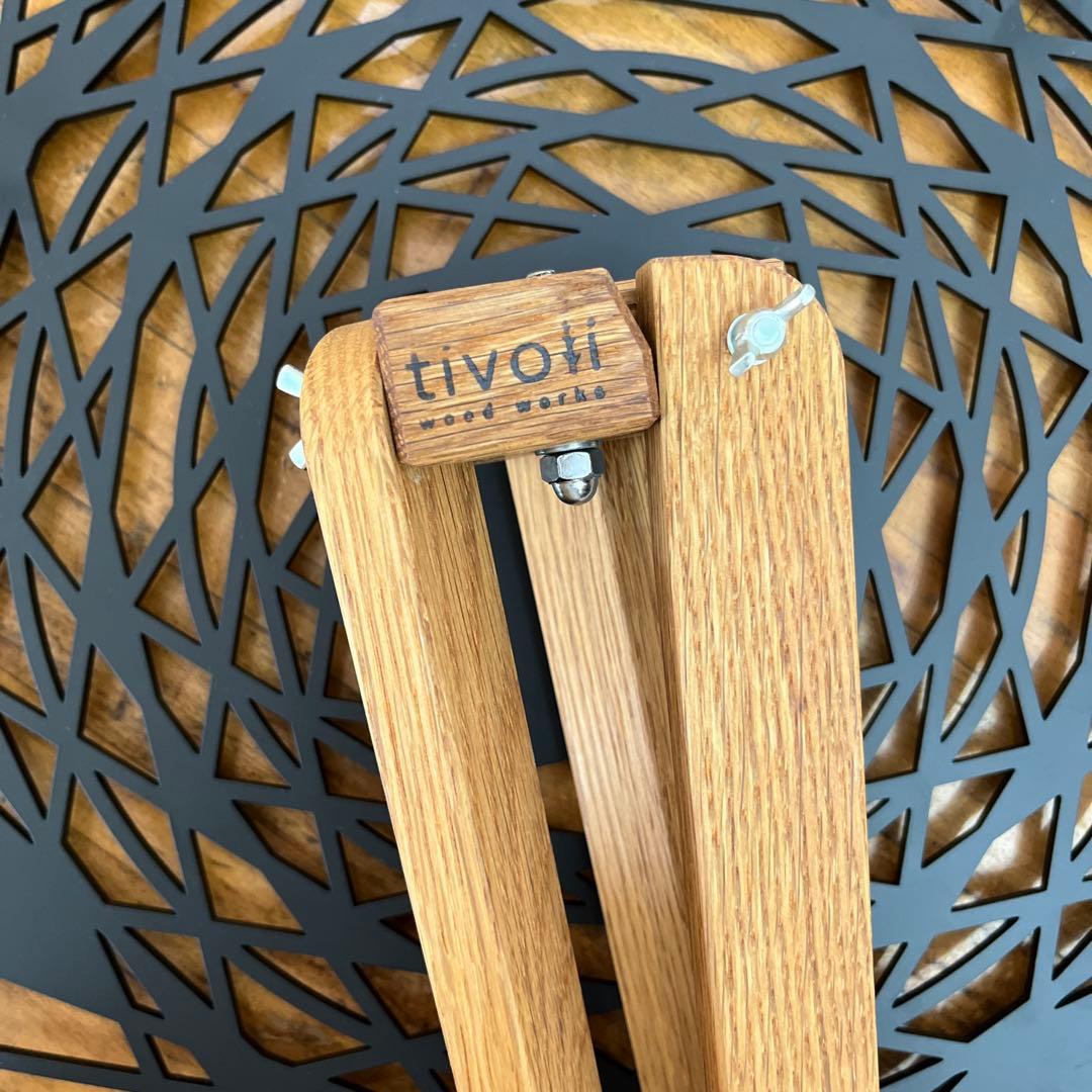 手裏剣テーブルセットTIVOLI チボリ　WOODWORKS アウトドアテーブル