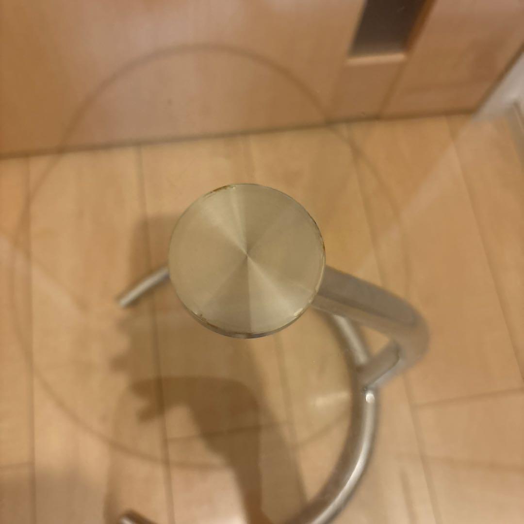 IDC大塚ガラスラウンド サイドテーブル