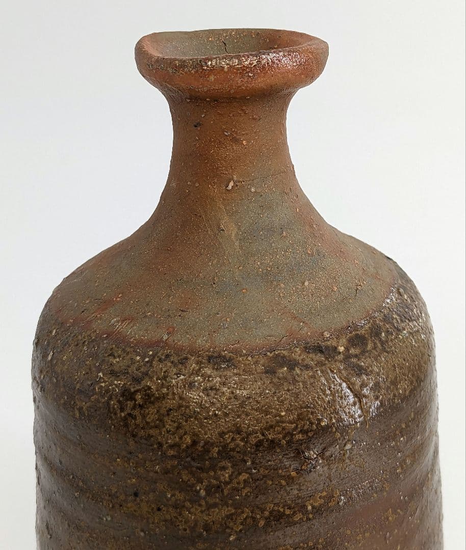 金重愫 備前焼 徳利 共箱 円山窯 酒器 とっくり 食器 工芸品 日本酒 緋襷