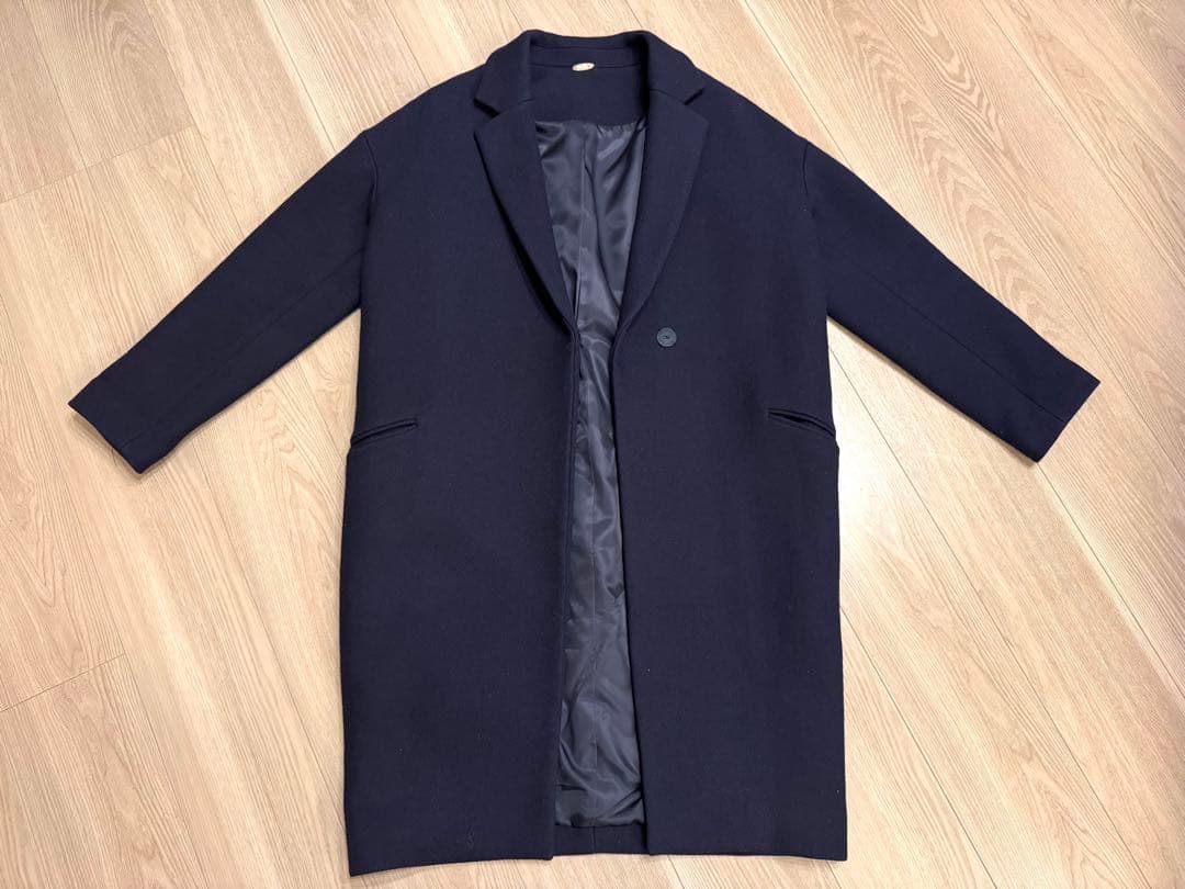 【美品】MUSE de Deuxieme Classe チェスターコートネイビー