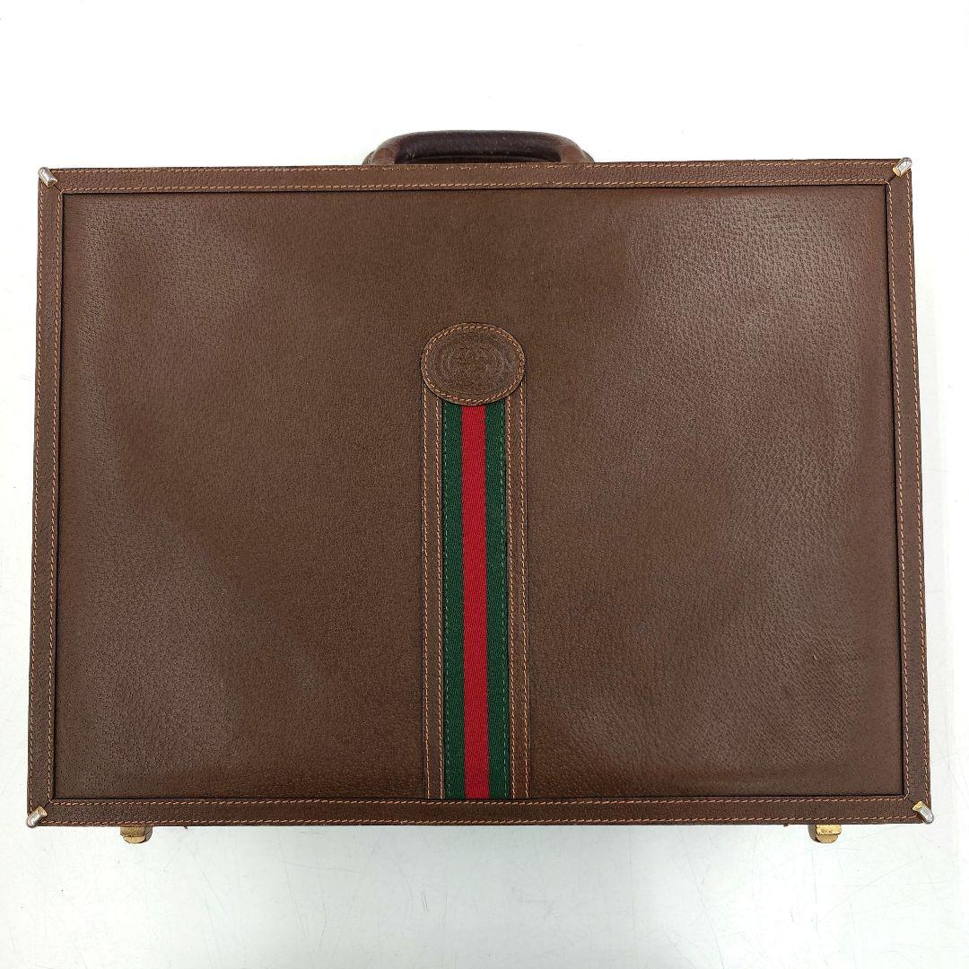 オールドグッチ　GUCCI　ヴィンテージ　アタッシュケース　シェリー