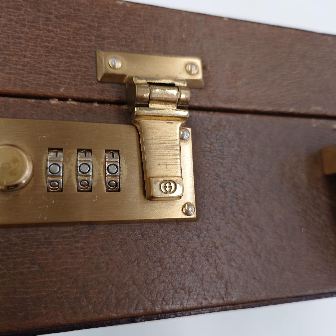 オールドグッチ　GUCCI　ヴィンテージ　アタッシュケース　シェリー