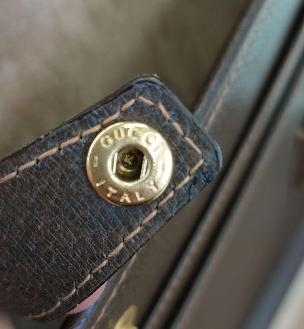 オールドグッチ　GUCCI　ヴィンテージ　アタッシュケース　シェリー