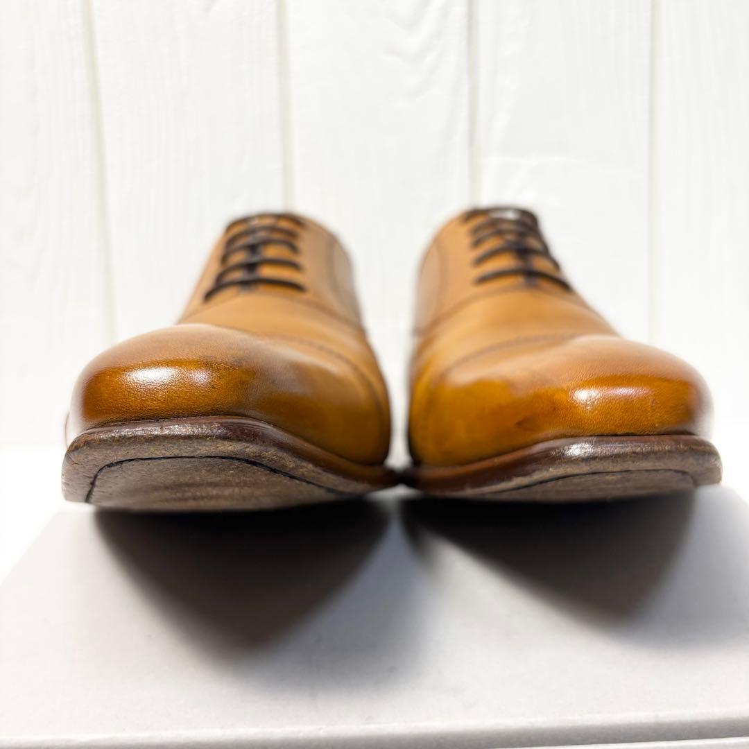美品　マドラス カンジャーノ イタリア製革靴40ストレートチップ