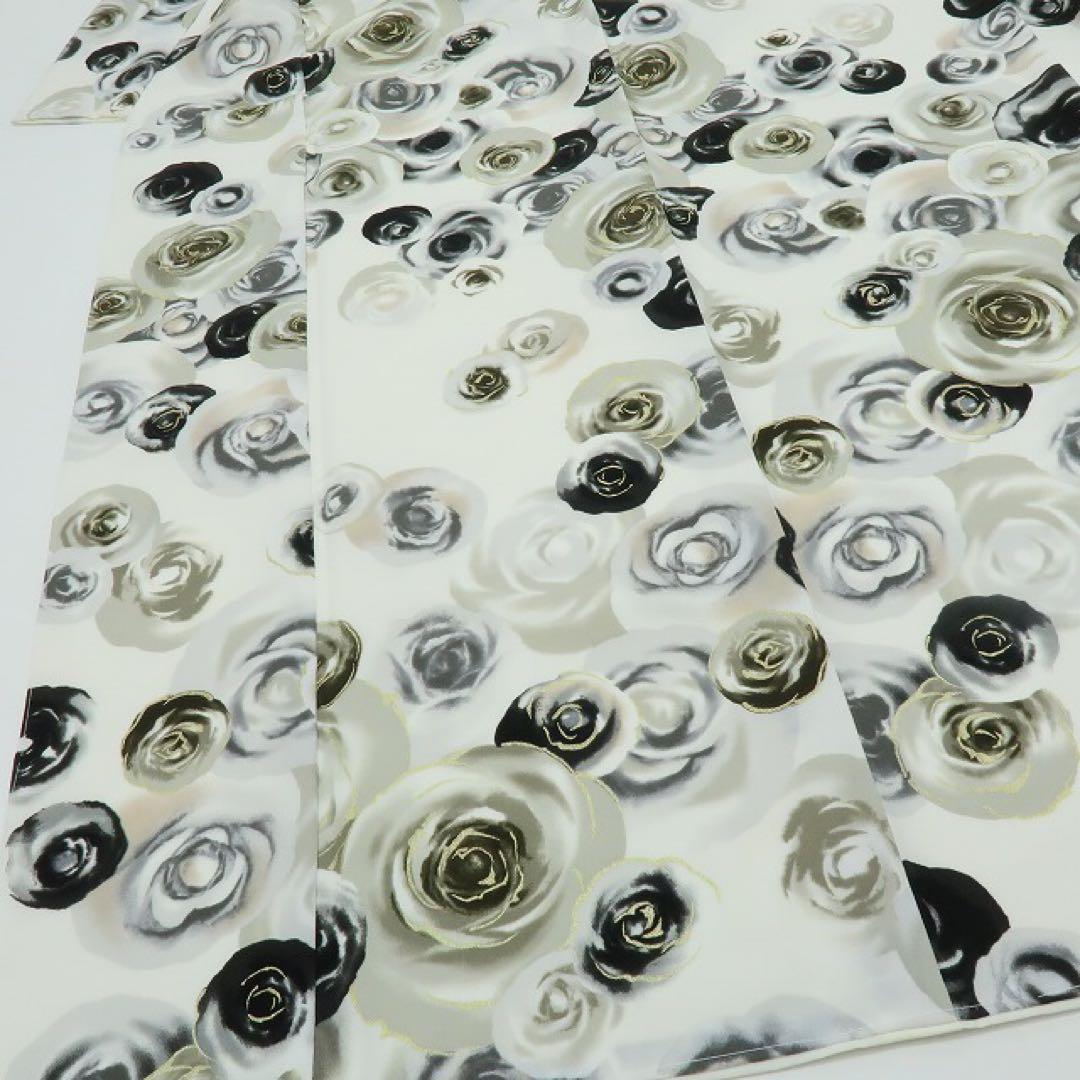 新品 洗える着物 仕付け糸付き 薔薇 トールサイズ 振袖 着物 A2236