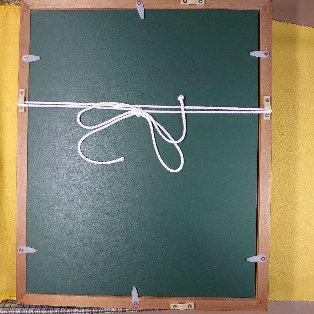 日展作家　冨田立山の越前漆絵『松に鶴』