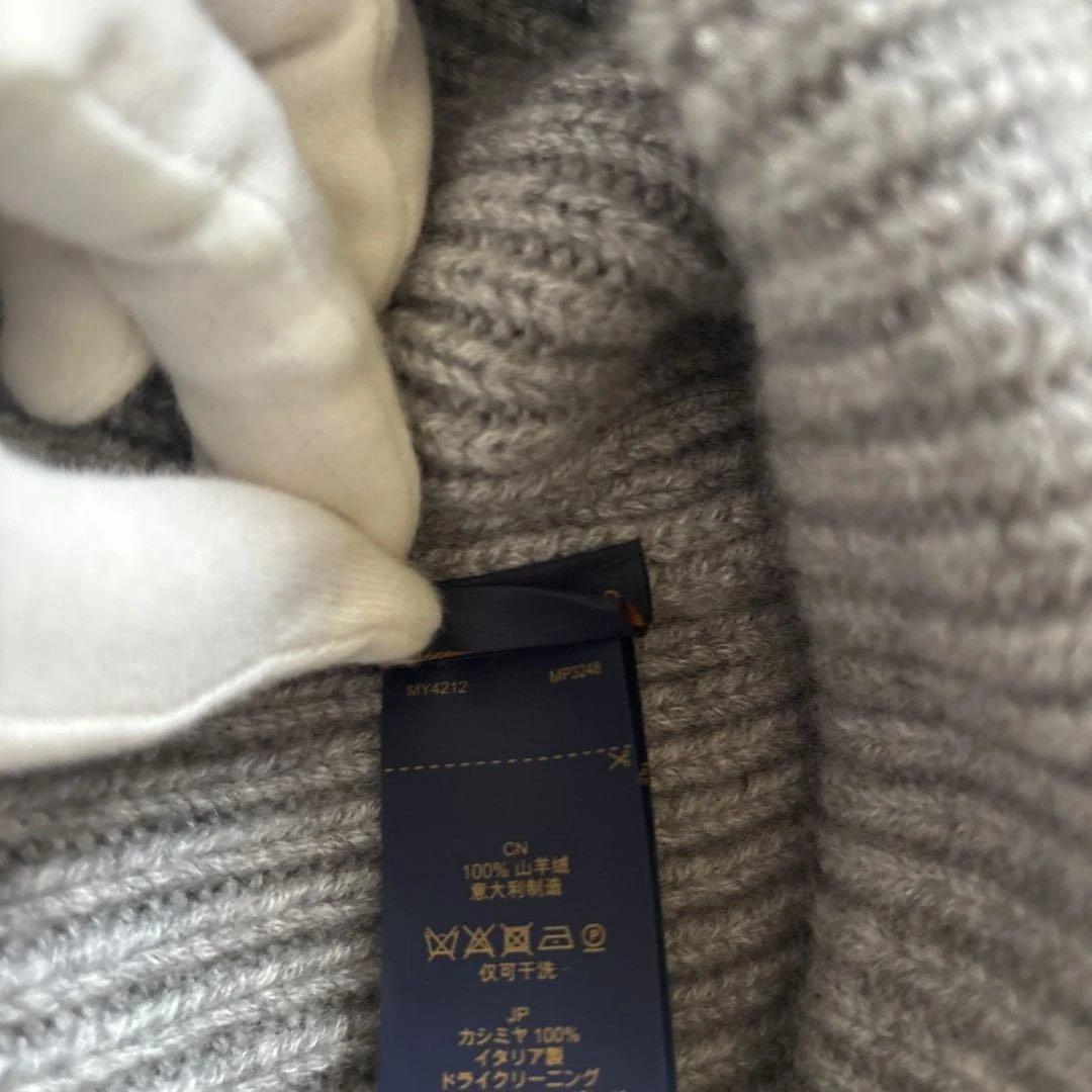 専用☆ルイヴィトン☆ニット帽☆ビーニー・LVアヘッド1.1☆グリ