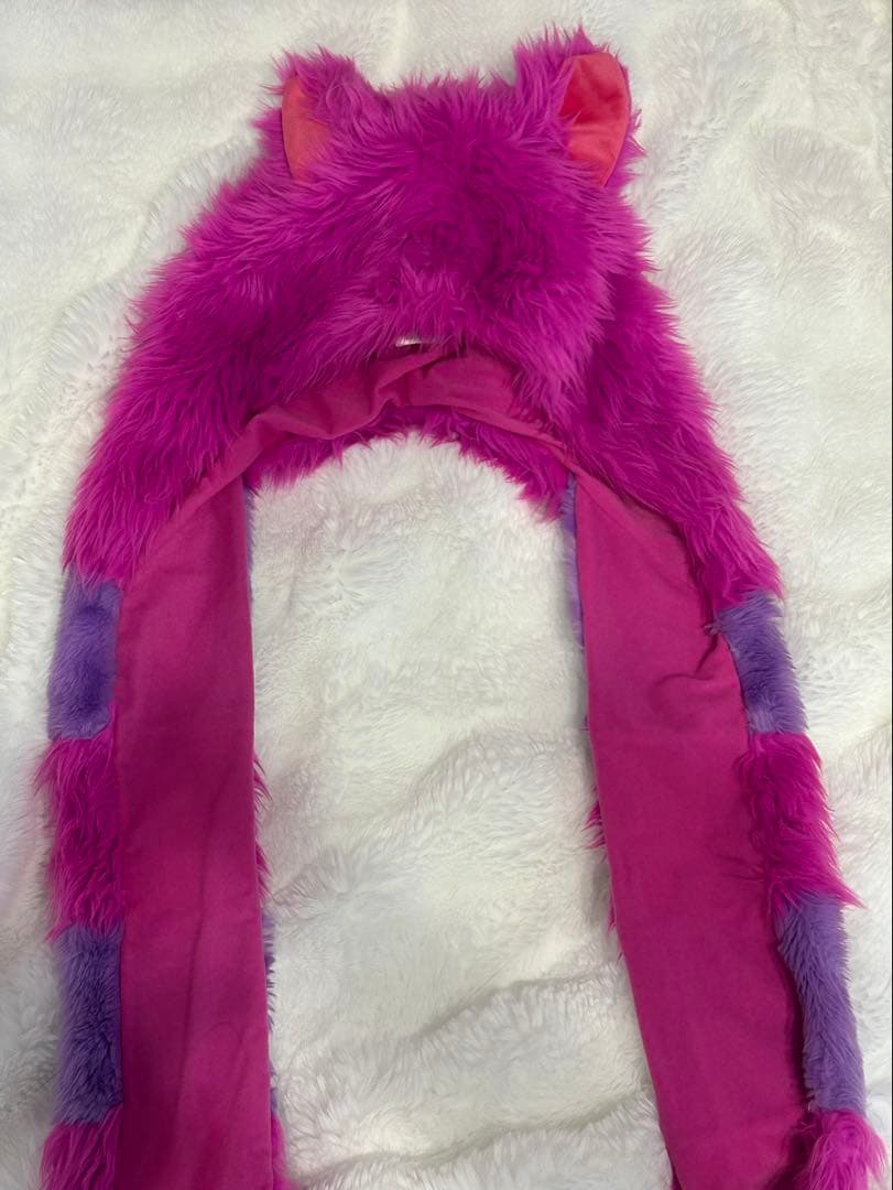 ディズニー チェシャ猫 ファンキャップ マフラー