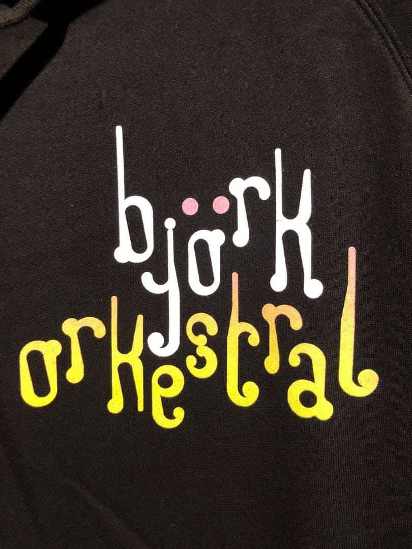 ミュージシャン 3/20 Bjork orchestral BLACK HOODIE XL