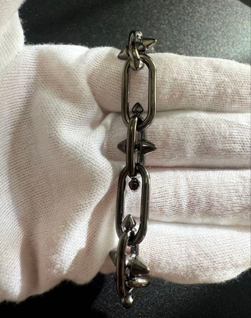 ジルコニア　タイタンスパイク　ブレスレット　シルバー　登坂広臣　OMI 着用