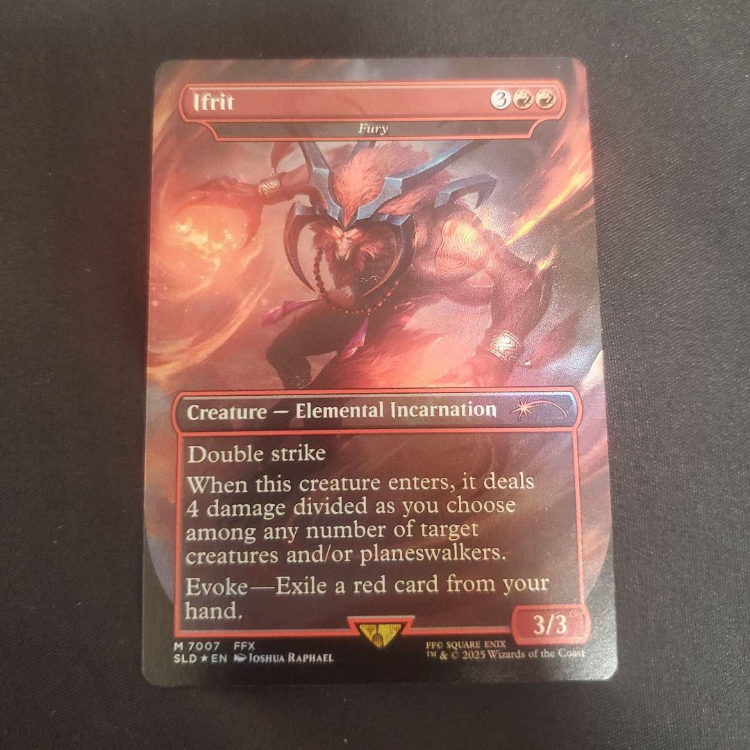 【Foil】《イフリート/Ifrit》/《激情/Fury》[SLD] 英語