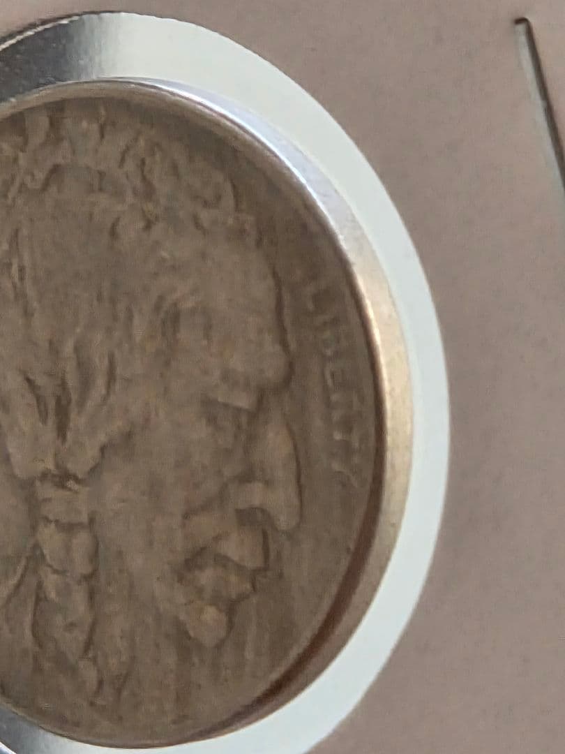 アメリカ合衆国　バッファロー　ニッケル(5セント) 白銅貨 1928 S