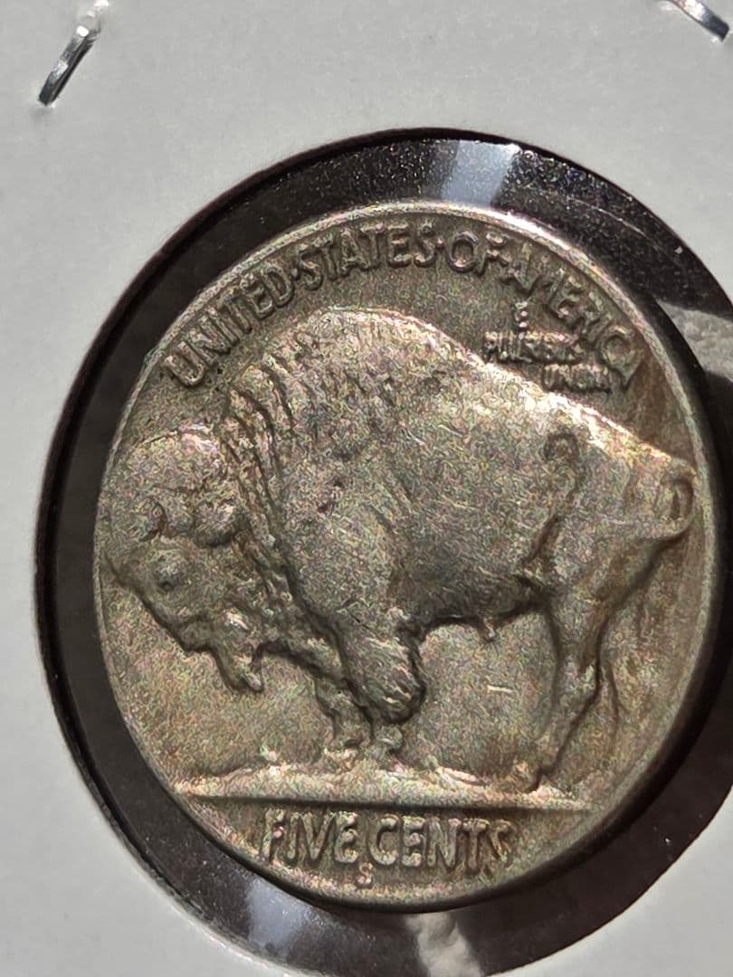 アメリカ合衆国　バッファロー　ニッケル(5セント) 白銅貨 1928 S