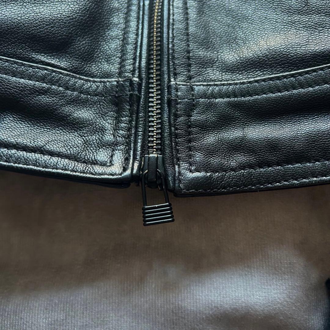 ジャケット・アウター 00s archive double zip leather jacket