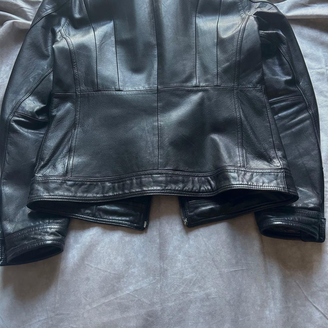 ジャケット・アウター 00s archive double zip leather jacket