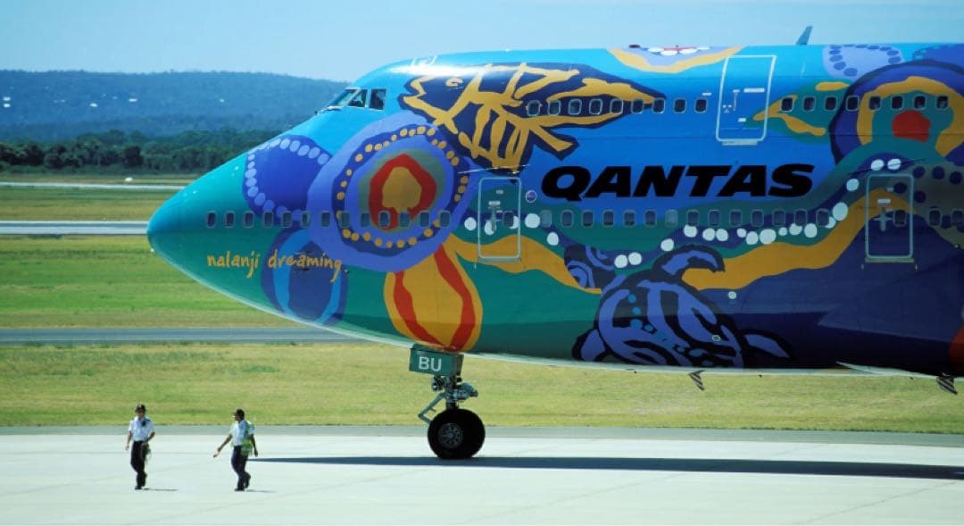 カンタス航空 Airlinertags ボーイング747-300